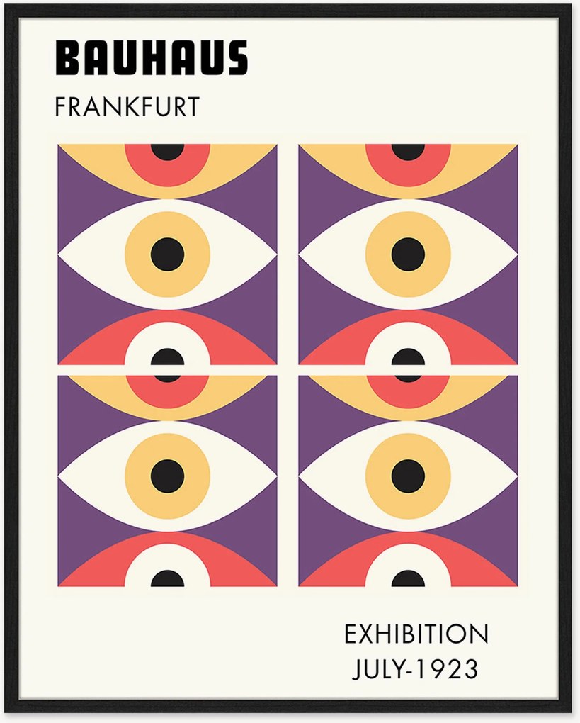 Nástenná dekorácia v ráme Bauhaus Frankfurt Exhibition