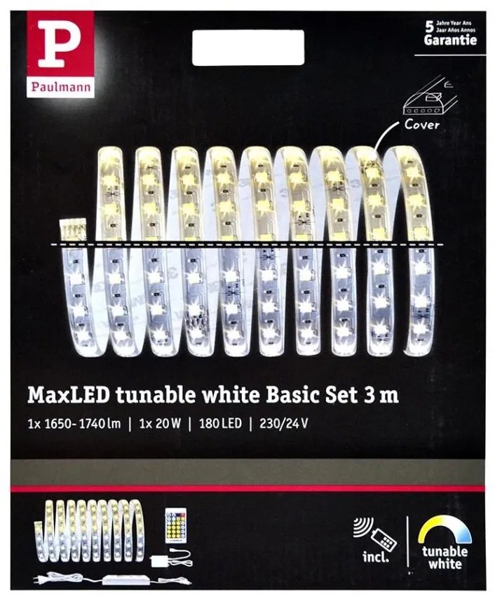 Paulmann 70624 - LED pásik MAXLED 3m 20W stmievateľný 230V s DO