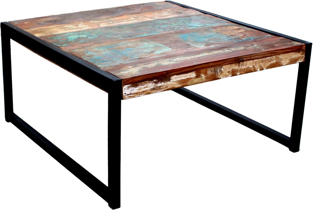 Bighome - Konferenčný stolík JAVA 70 cm - hnedá