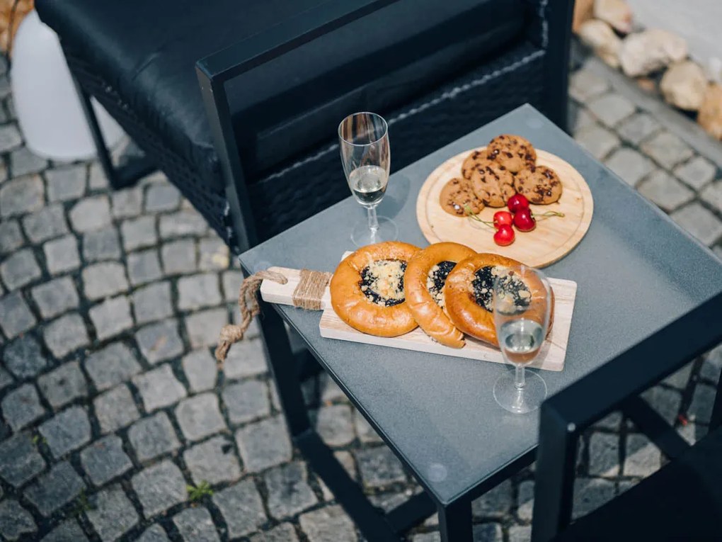 Drevená doštička so špagátom SENZA