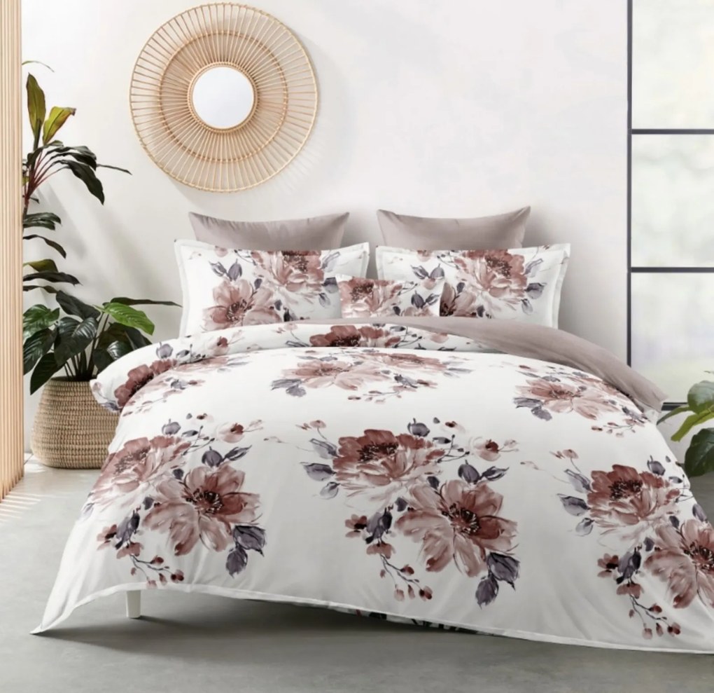 3 dielne Flanelové obliečky polycotton Gracia 200x140cm+90x70cm TiaHome