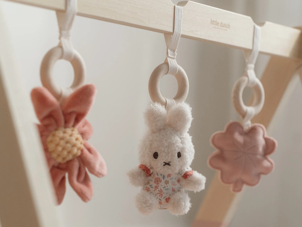 Drevená hrazdička králiček Miffy Lucky Blossom