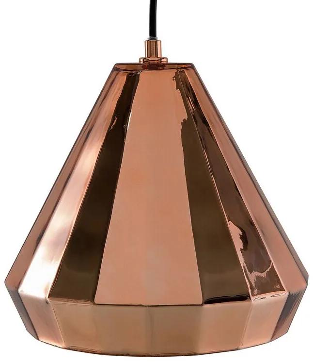 Medená stropná lampa JAPURA Beliani