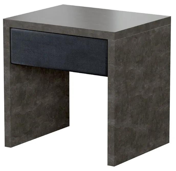 Materasso Nočný stolík STONE / WHITE, Stone Light / svetlý, Cenová kategória "B", 50 cm