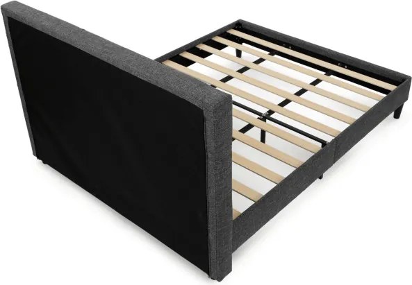 Manželská posteľ sivá 160x200 cm BED-M160 GREY2
