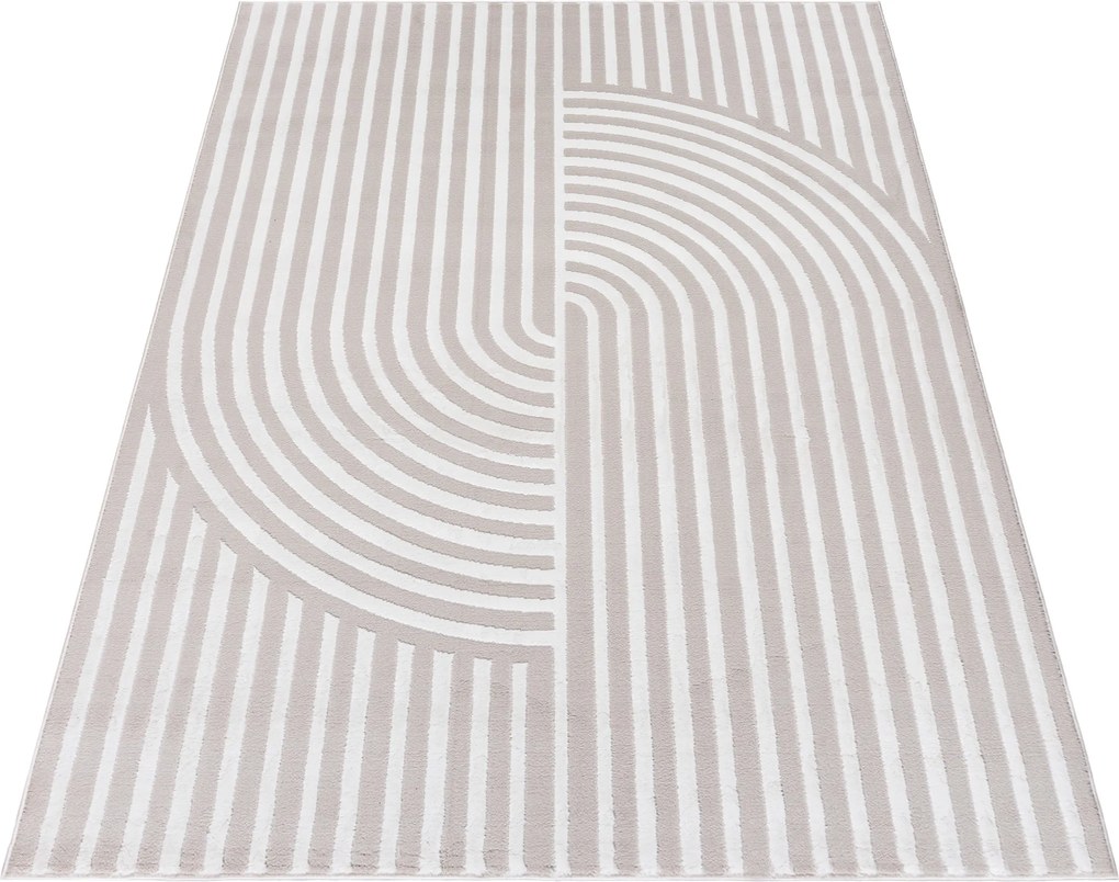 TA Koberec NG91A KRÉMOVÁ/BIELA ELLEN Rozmer: 160x230 cm