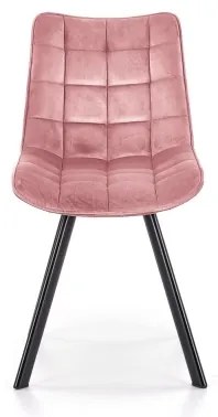 Jedálenská stolička COMORO, 1 ks, ružová