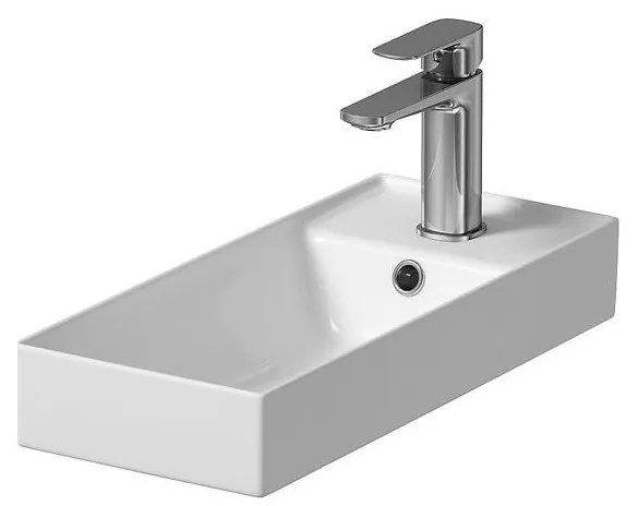 Cersanit K677-005 - Umývadlo na dosku LARGA 22x50 cm keramika lesklá biela K677-005