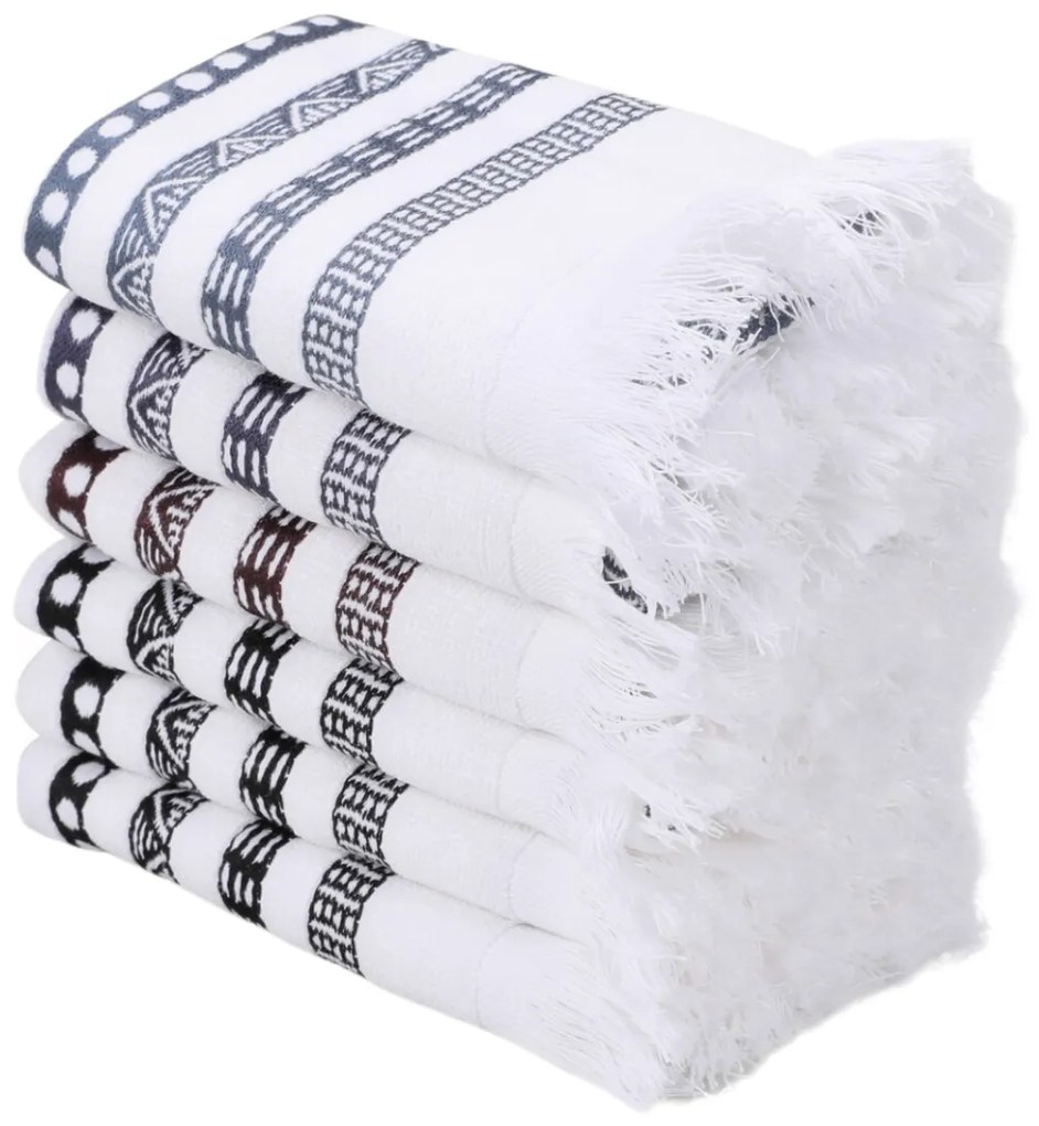 Súprava uterákov UMPASO III 6 ks 40x60 cm mix farieb