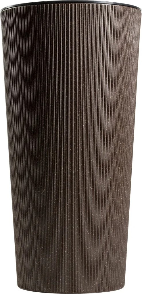 PLASTOVÝ KVETINÁČ URBANIKA ECO 57X29,5 CM TMAVOHNEDÁ