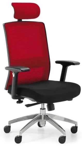 Kancelárska stolička ALTA MF, červená