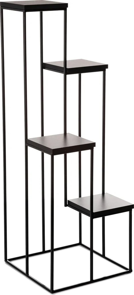 STOJAN NA KVETINÁČ KASKADA1 110X40X40 CM ČIERNA