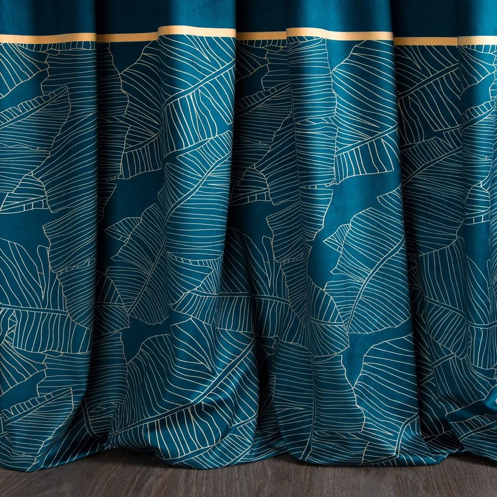 ZATEMŇOVACÍ ZÁVES LIMITED COLLECTION MUSA6 140X270 CM TMAVOMODRÁ