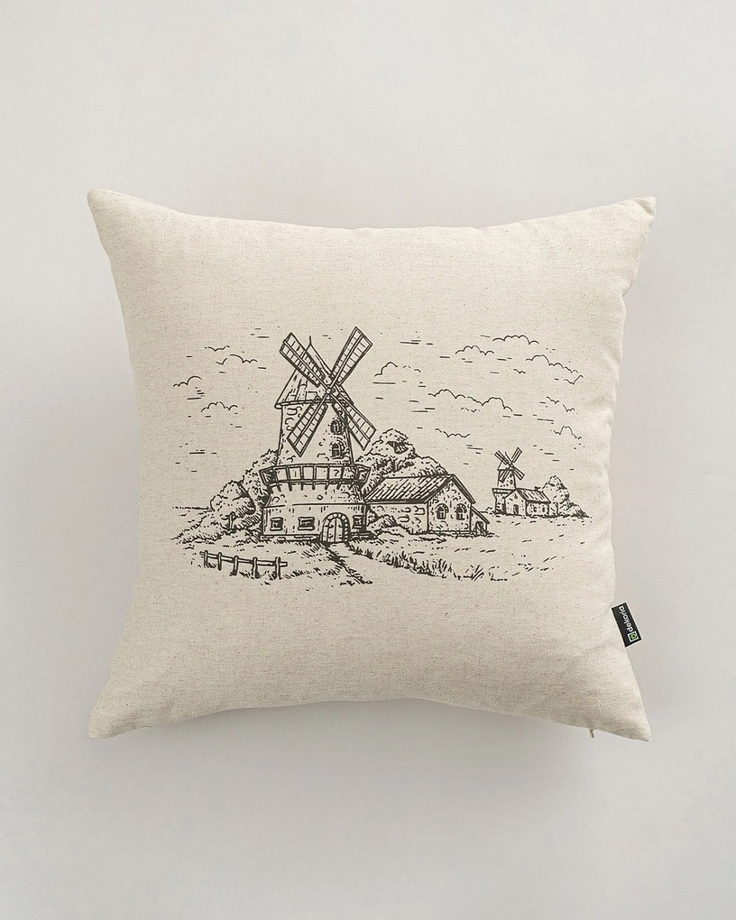 Obliečka na vankúš Countryside Windmill 45x45 cm