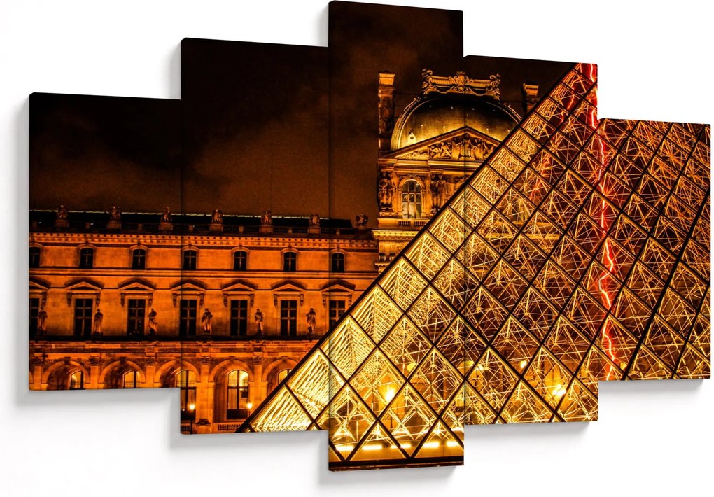 Obraz Louvre v Paríži (150x105 cm)