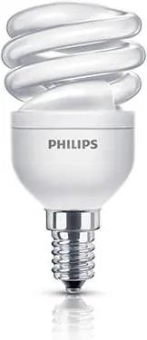 Úsporná žiarovka E14 / 8W / 240V Philips Economy Twister