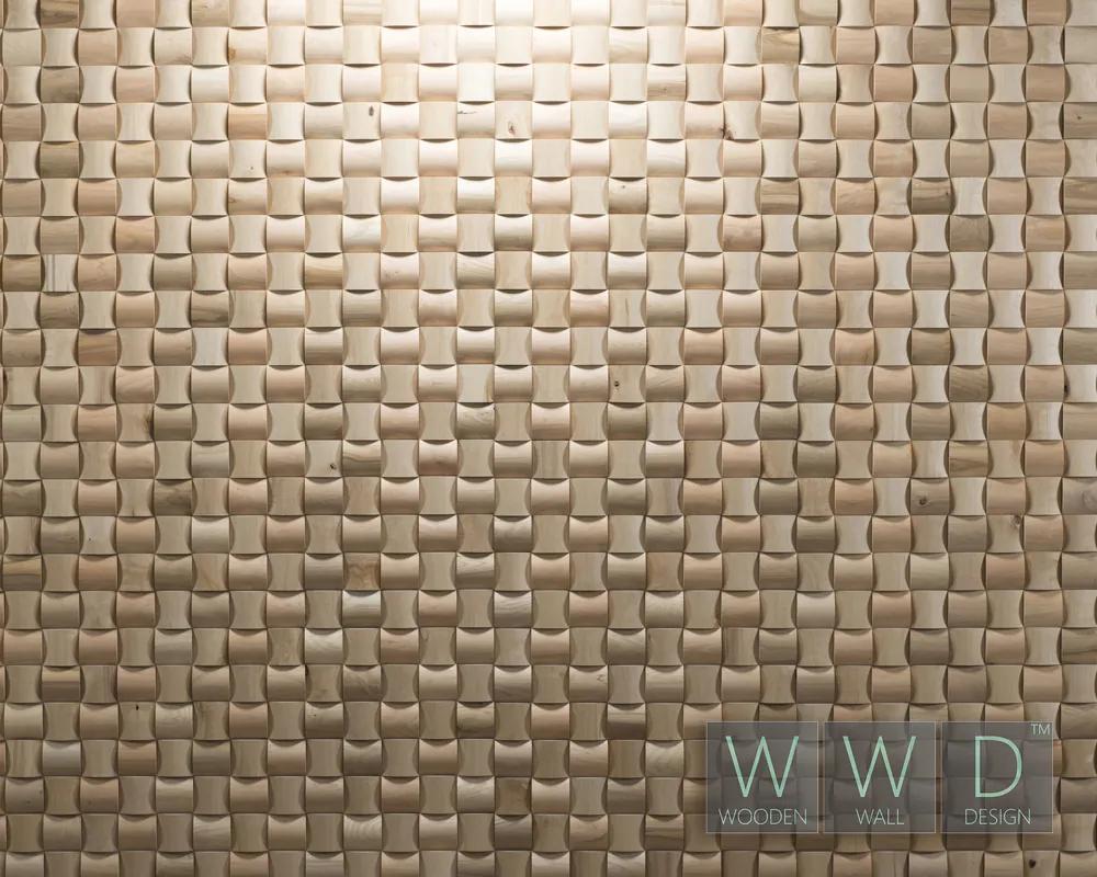 RUBATO - DUB | BREZA | JELŠA | JASEŇ, 600 x 150 mm (0,09 m²) - 3D obkladový panel na stenu