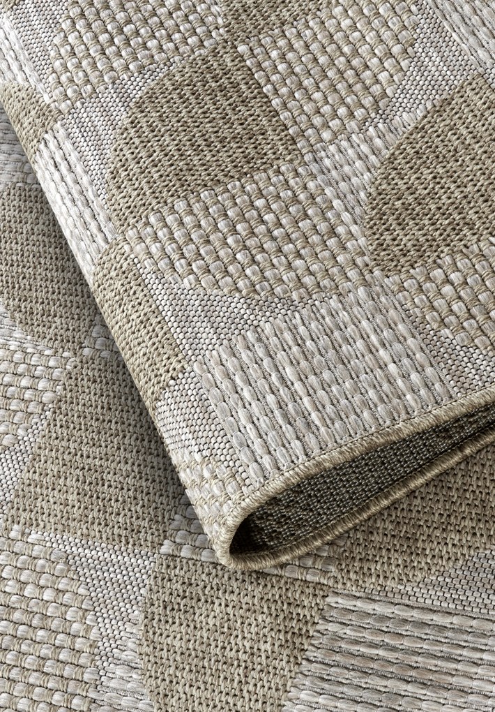 Villeroy & Boch, Kusový koberec Villeroy & Boch 106078 Brown – na von aj na doma, 190x290, hnedá, chodba / predsieň