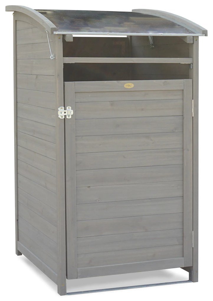 Habau Záhradný box na smetný kôš, 120 l (sivá) (100271525)