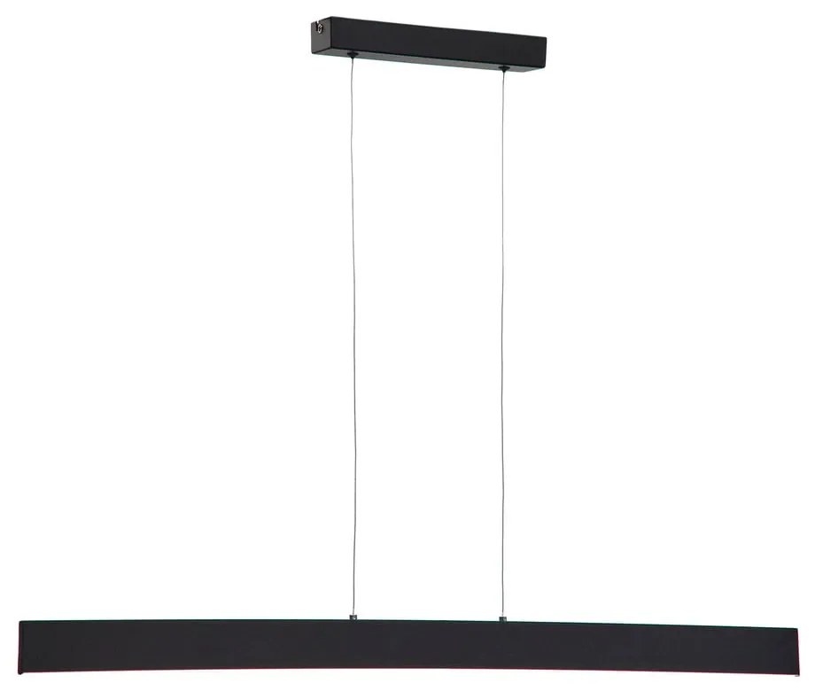 Matne čierne LED stropné svietidlo 5.5x101 cm Boadella – Kave Home