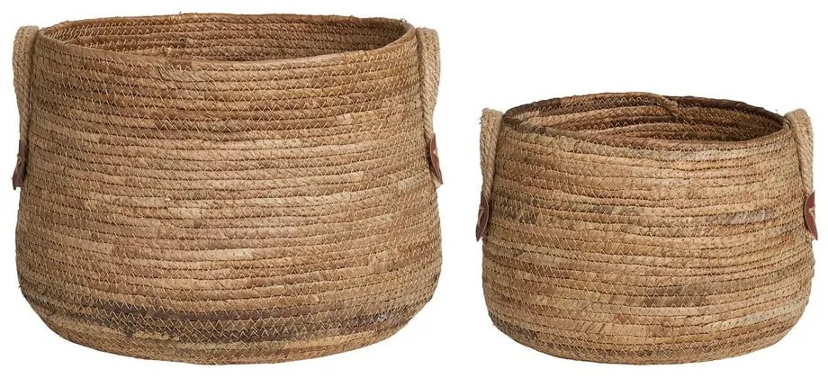 Košíky z prútia v súprave 2 ks ø 39x28,5 cm Aosta – House Nordic