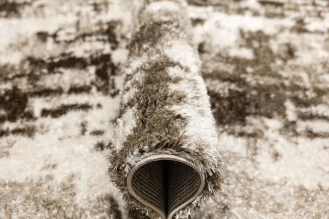 Koberec Shaggy Puffy P149 béžový / hnedý