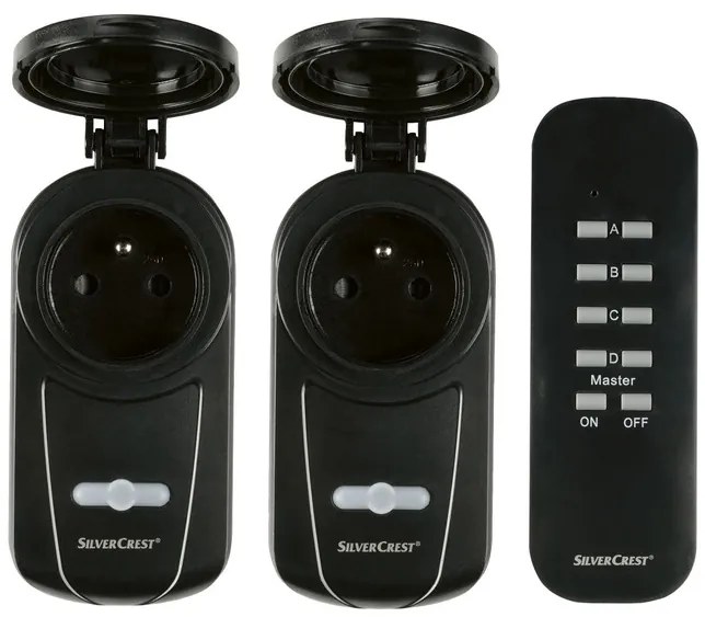 SILVERCREST® Interiérové/Exteriérové rádiové zásuvky (súprava exteriérových rádiových zásuviek, 3-dielna) (100356804)
