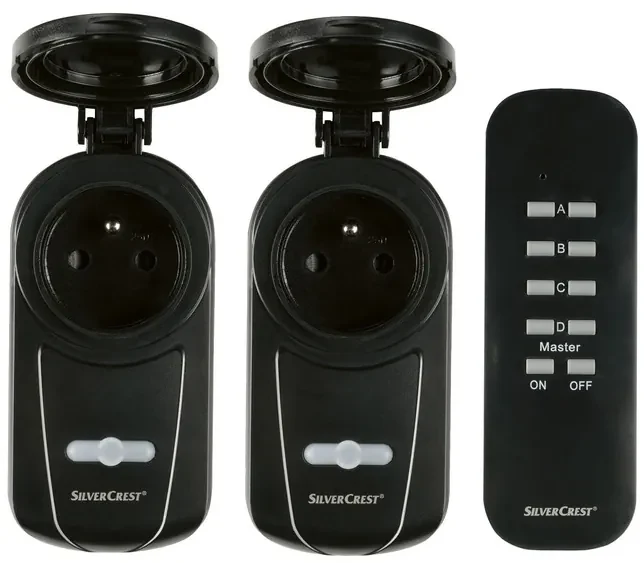 SILVERCREST® Interiérové/Exteriérové rádiové zásuvky (súprava exteriérových rádiových zásuviek, 3-dielna) (100356804)