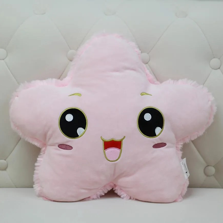 Vankúš Hviezda 40x40 cm ružový