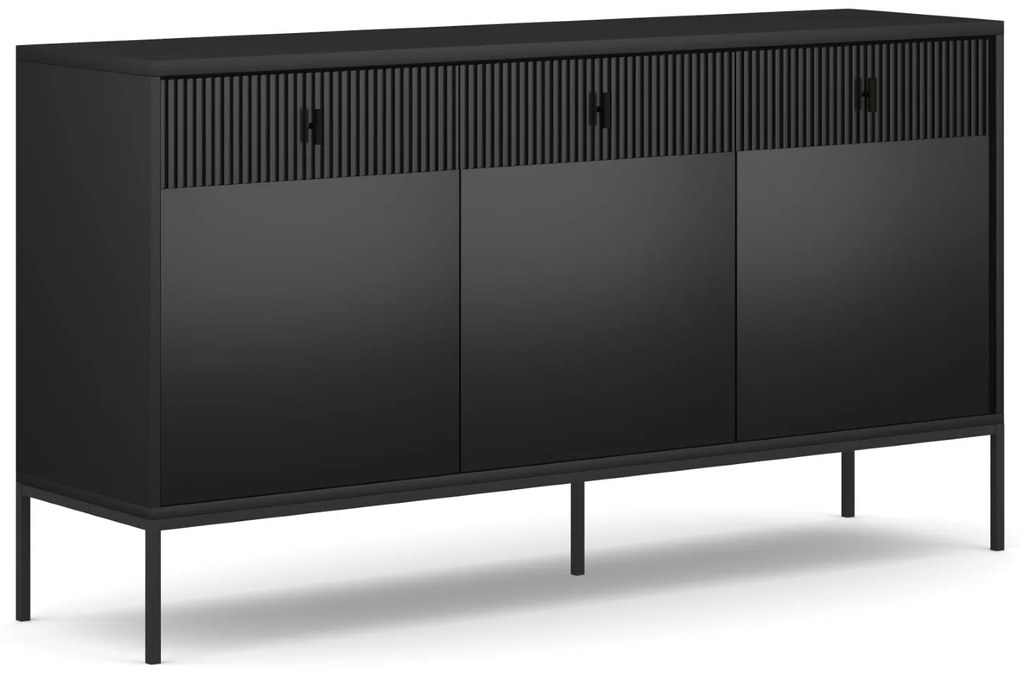 Komoda Maggiore 154,5 cm černá