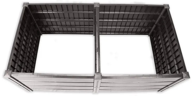 KHW Vyvýšený záhon Demeter, antracitová (672 l, XL) (100346082)