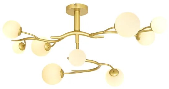 Brilagi - LED Prisadený luster MISTEL 9xG9/3W/230V zlatá/biela