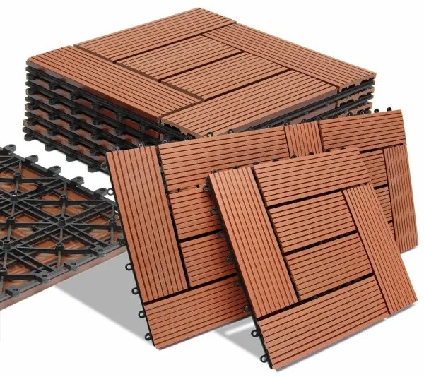 Terasová dlažba WPC 44 ks 4m² mozaiková podlaha