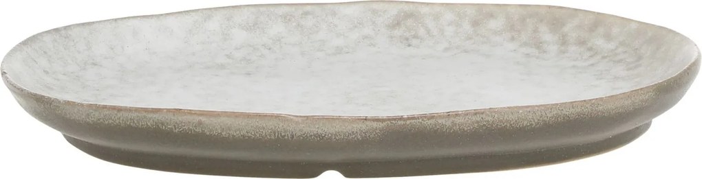 Béžovo-sivý rustikálny podnos Valence Dusty Stone - 27*19*3 cm