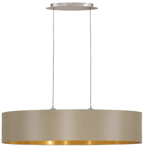 Eglo 31618 - Luster na lanku MASERLO 2xE27/60W/230V