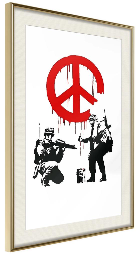 Artgeist Plagát - Cnd Soldiers [Poster] Veľkosť: 30x45, Verzia: Zlatý rám