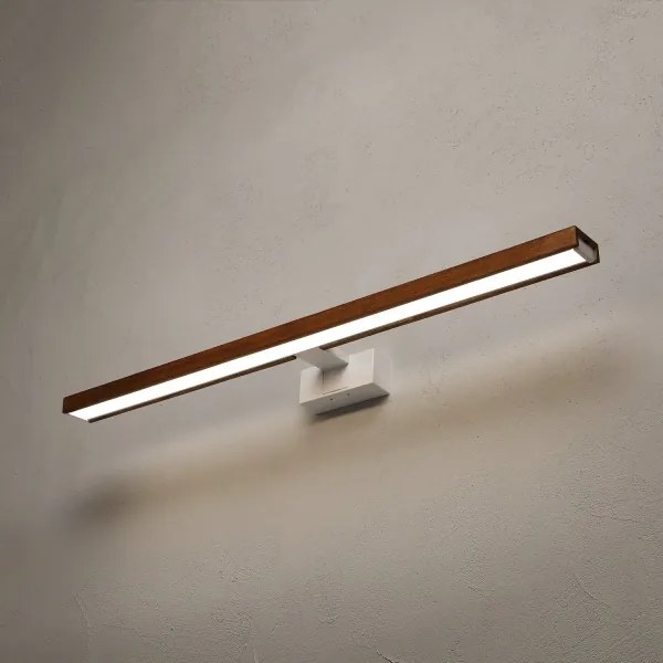 BRILAGI - LED kúpeľňové osvetlenie zrkadla 3v1 WOODY MIRROR LED/15W/230V IP44 biela/dub/čerešňa