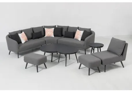 Doppler Melia LIKA-TEX® sivá - luxusná záhradná súprava