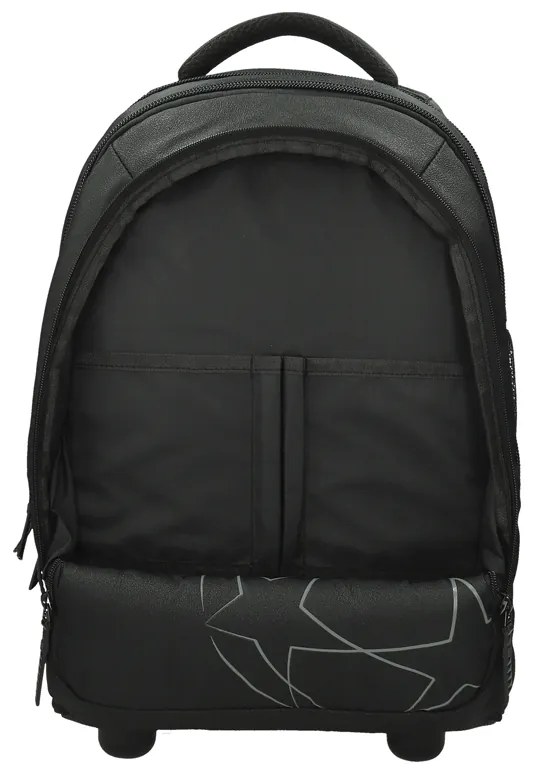 Školská taška koliesková UEFA Black 531417