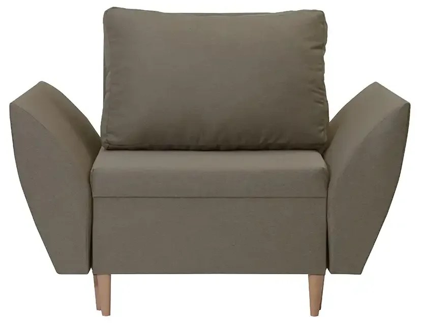 Kreslo ALEX s funkciou spania Hnědý