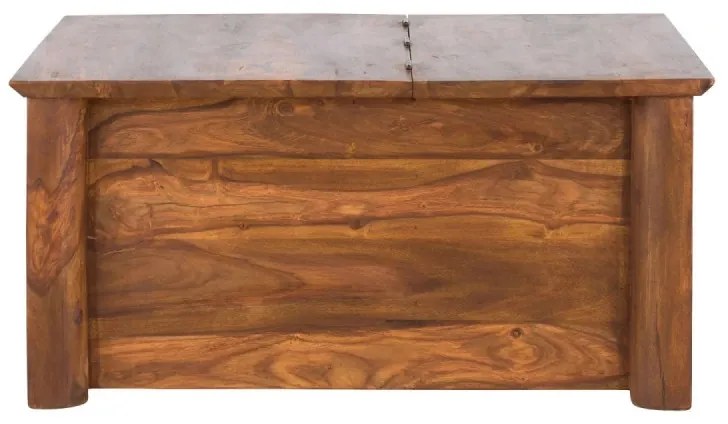 furniture-nabytek.cz - Masívny konferenčný stolík Merlin III z palisandru, lakovaný, hnedý – 95×95×45 cm