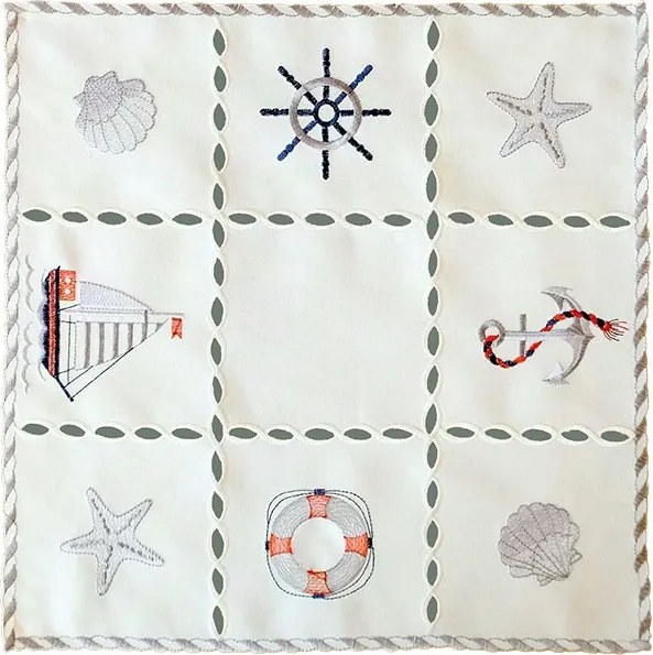 Obrus Námornícke symboly 40 × 40 cm