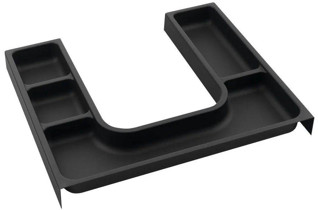 Sapho Sapho, LINDO "U" organizér 372x36x323 mm, plast, antracit, LD001