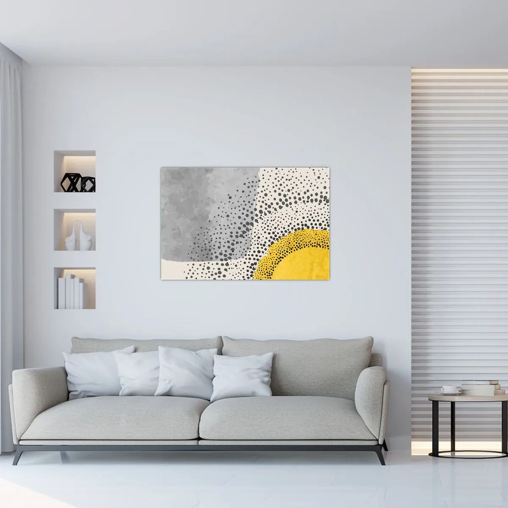 Obraz - Abstraktná maľba pláže N⁰3 (90x60 cm)
