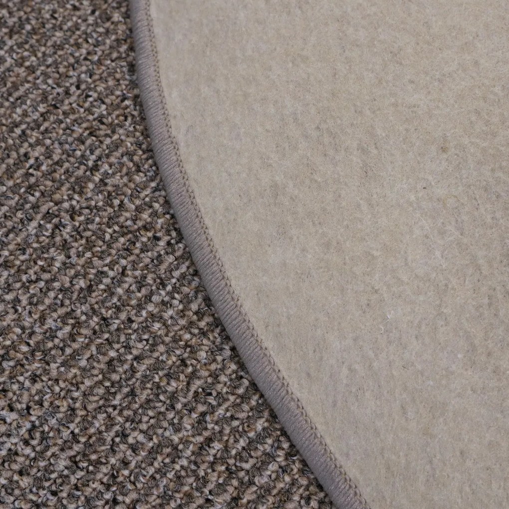 Kusový koberec Bohemia béžový kruh, 200x200 (priemer) kruh, béžová, kancelária, AladinWorld Expres