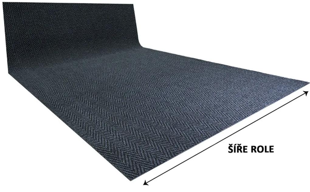 Podlahové krytiny Vebe - rohožky AKCIA: 110x240 cm Čistiaca zóna Boomerang 36 modrá - Rozmer na mieru cm