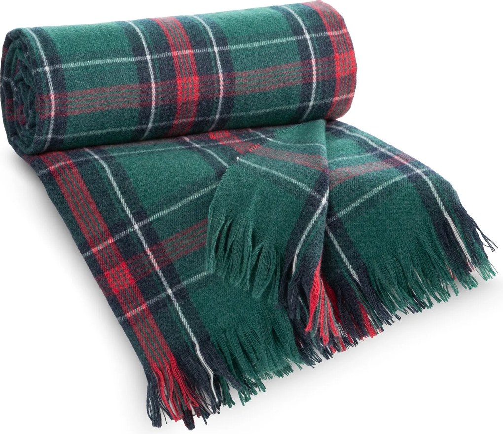 VIANOČNÁ DEKA SCARF2 150X200 CM VZOROVANÁ