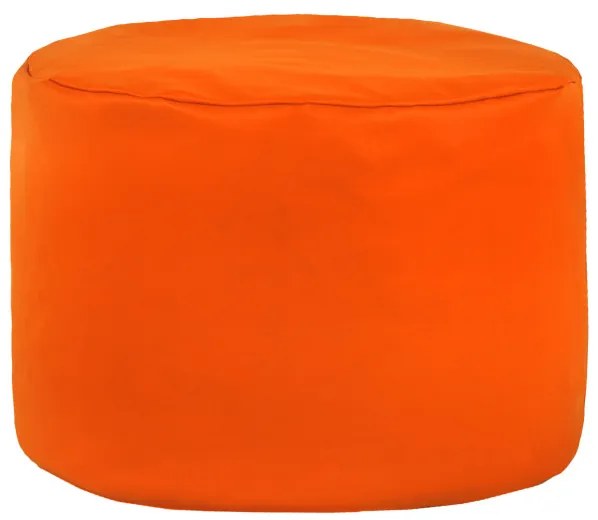 Taburetka Cilindro oranžová ekokoža