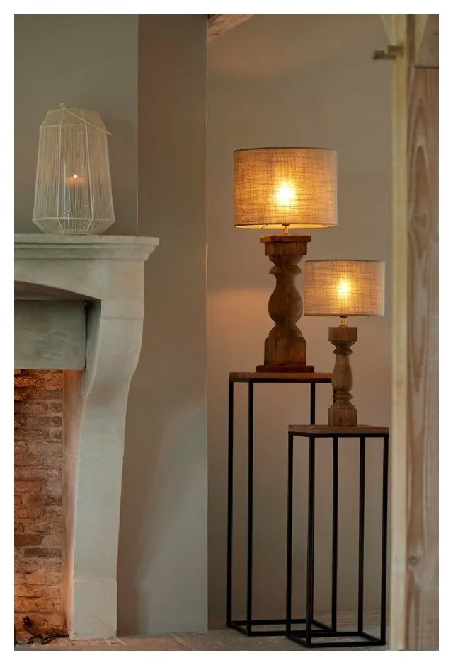 Béžové tienidlo ø 40 cm Caden – Light &amp; Living