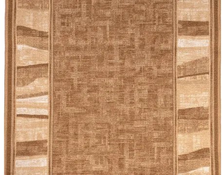 Koberce Breno Behúň LINEA 33, šíře role 80 cm, hnedá